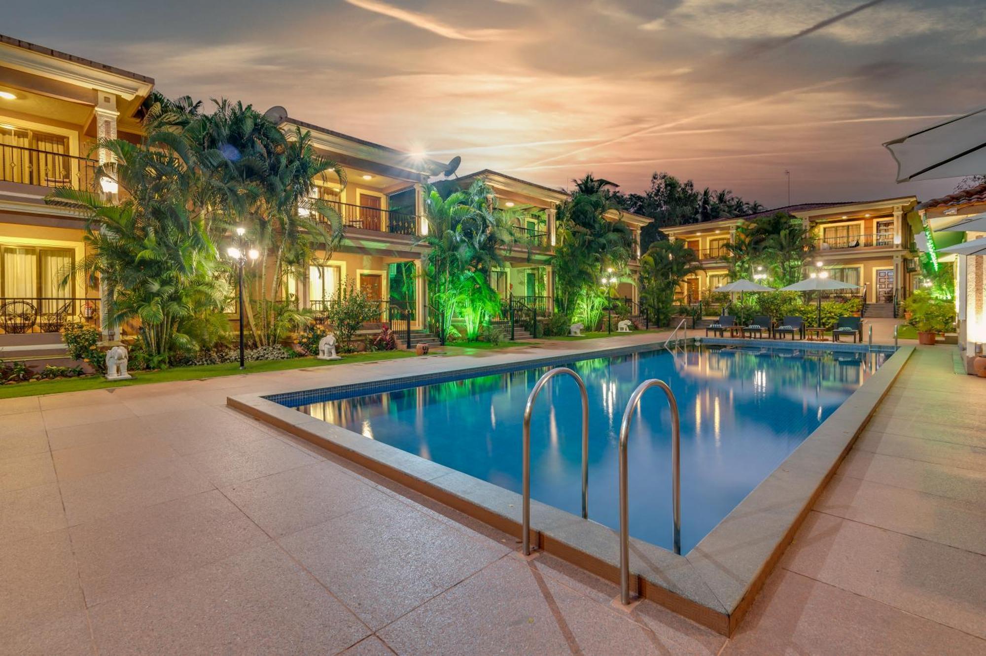 Seashell Suites And Villas- Candolim Goa Exterior foto